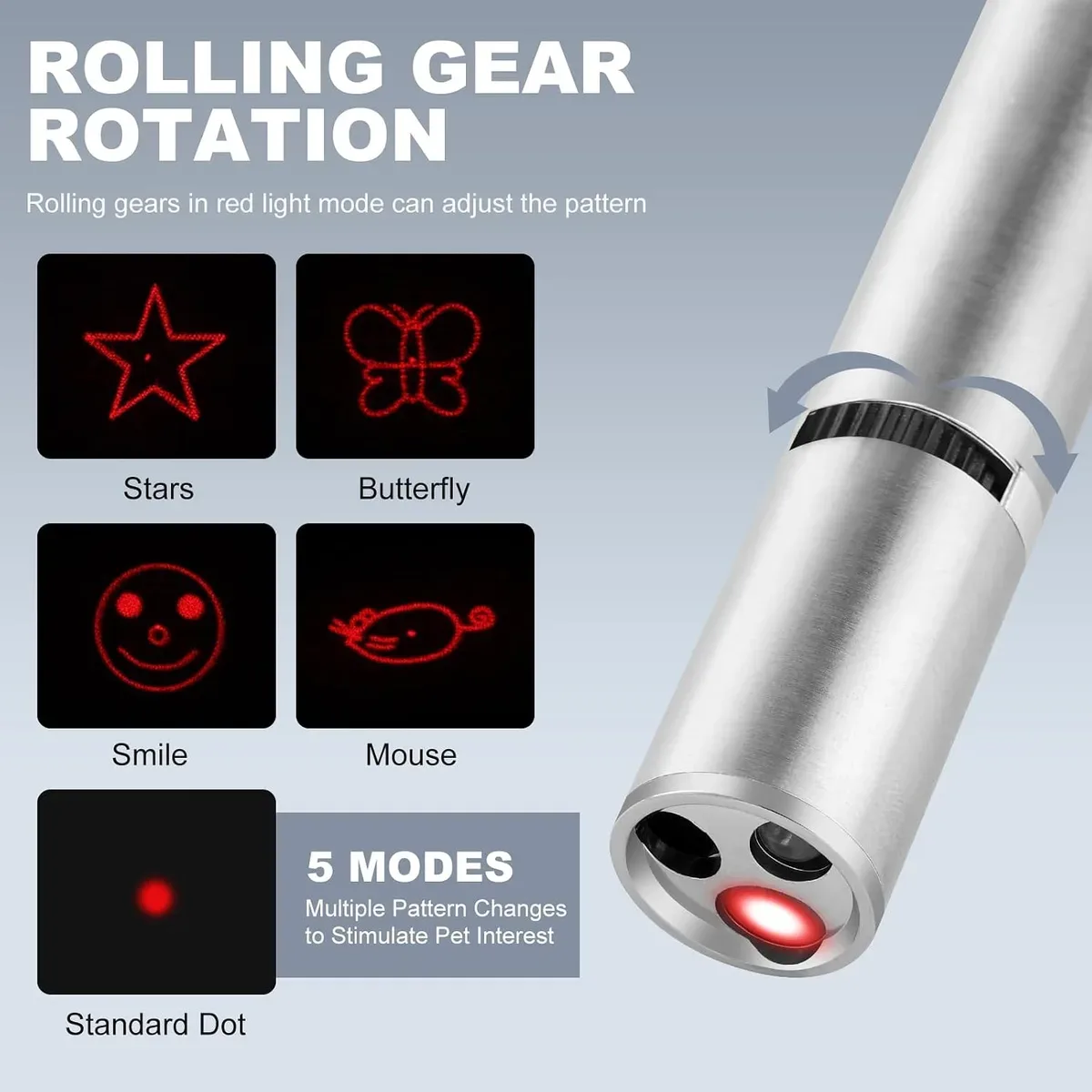 Mouse, butterfly and star shapes from the cat laser pointer