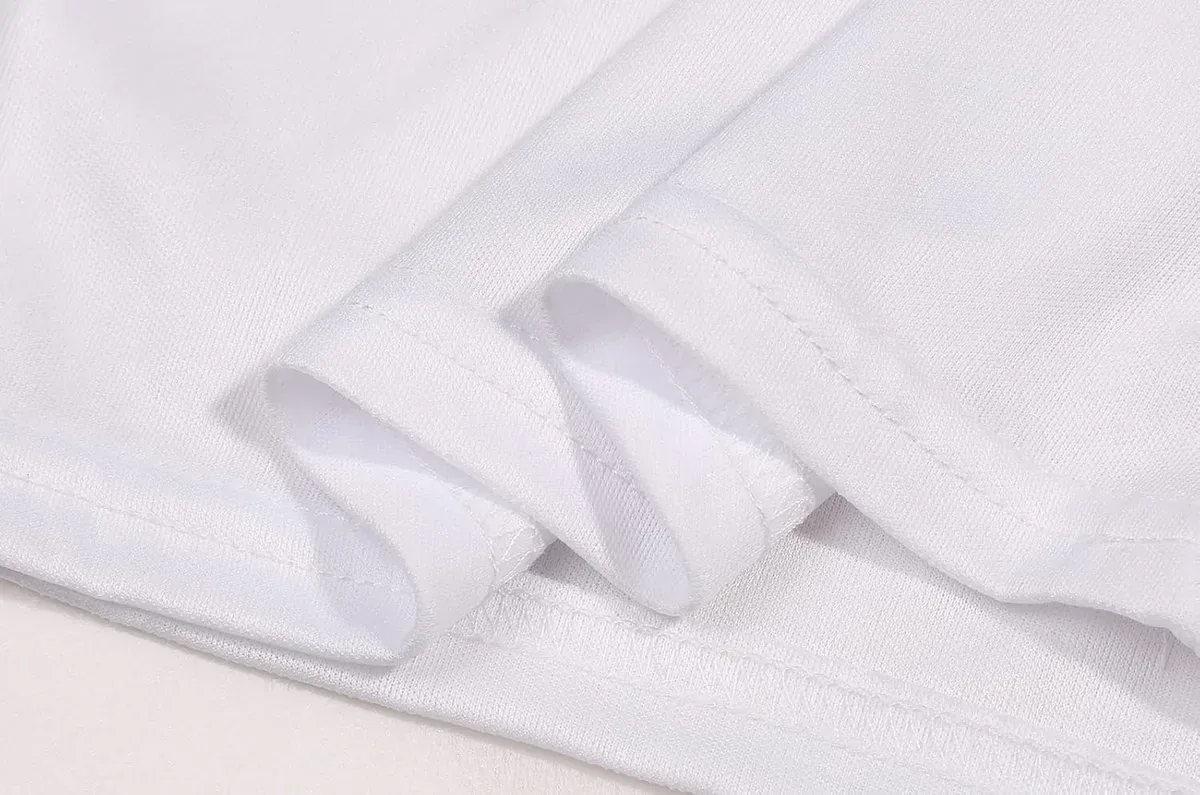 White t-shirt included with the kids 80s pop star costume