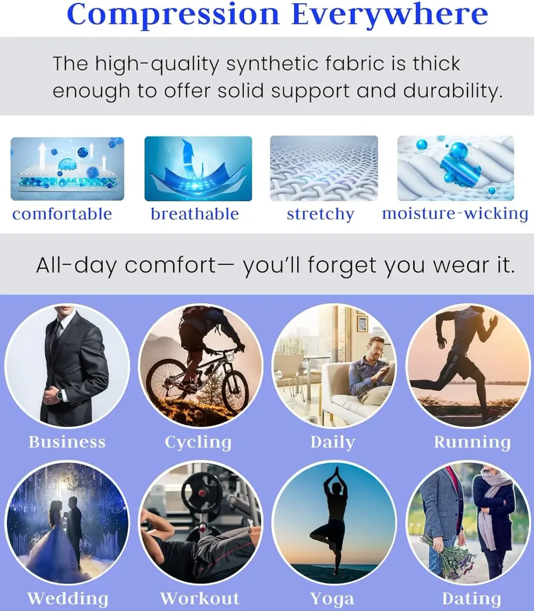 Compression tank top for men at the office and the gym