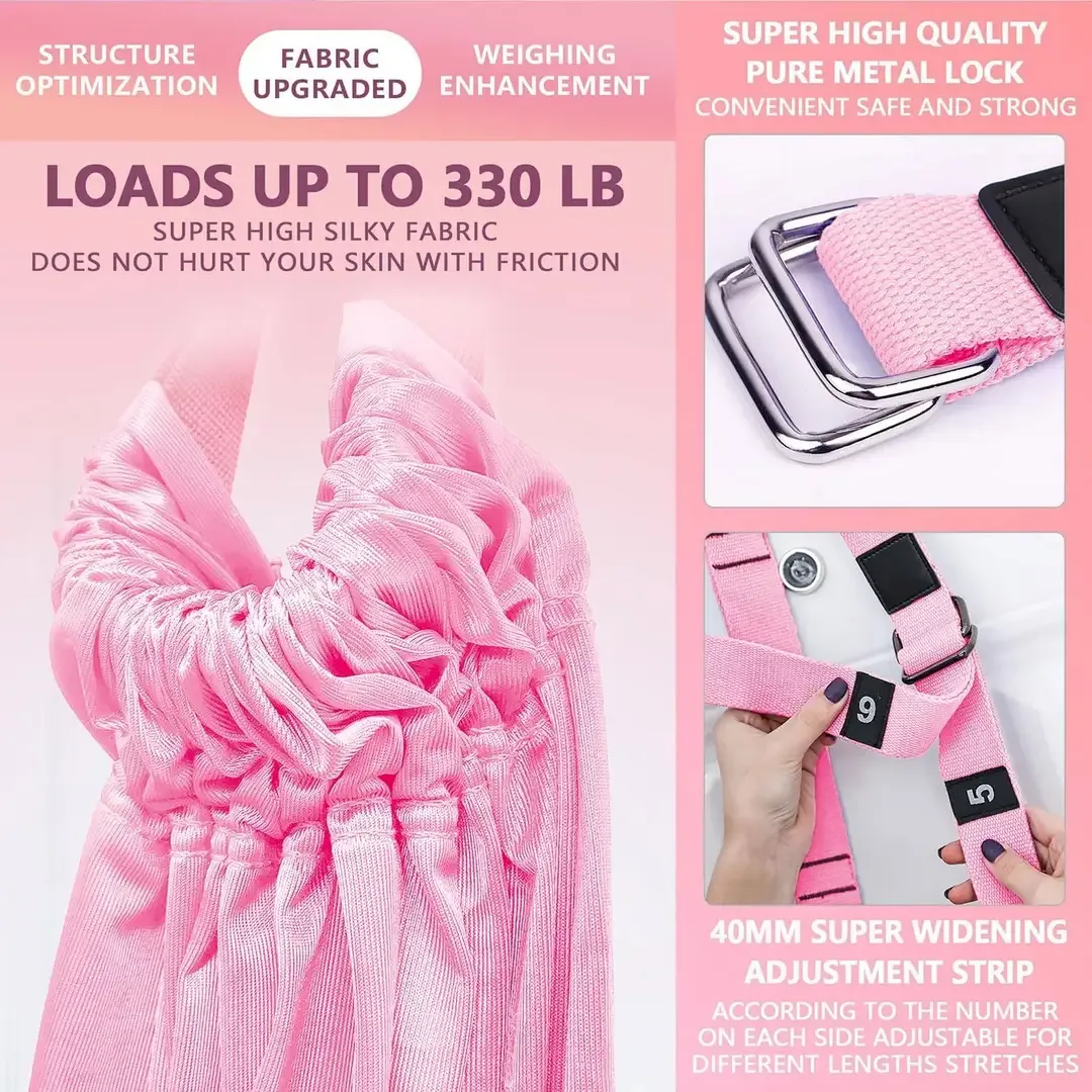 Double-layer fabric and metal buckle of the leg stretcher strap