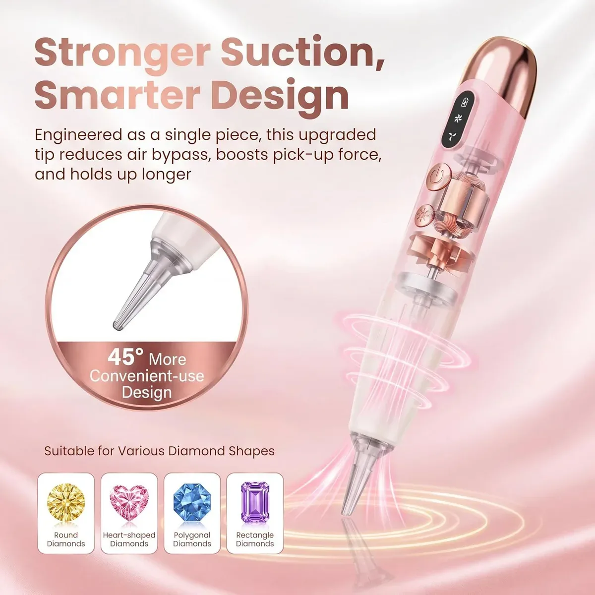 Suction tip design of the electric diamond painting pen
