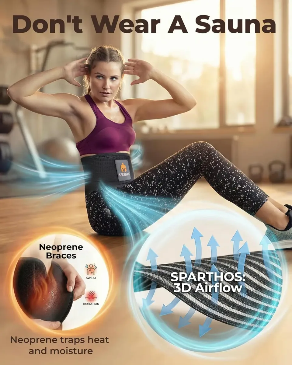 Breathable mesh of the lower back brace for everyday wear