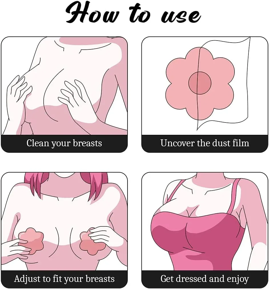 How to apply and remove reusable silicone nipple covers